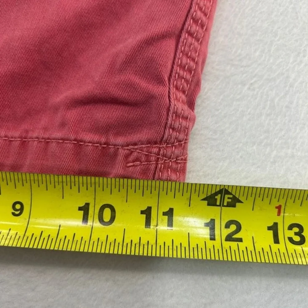Polo Ralph Lauren Mens Relaxed Fit Chino Shorts Red Cotton Size 36